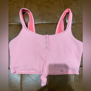 Bombshell Sportswear Pink Crop Top